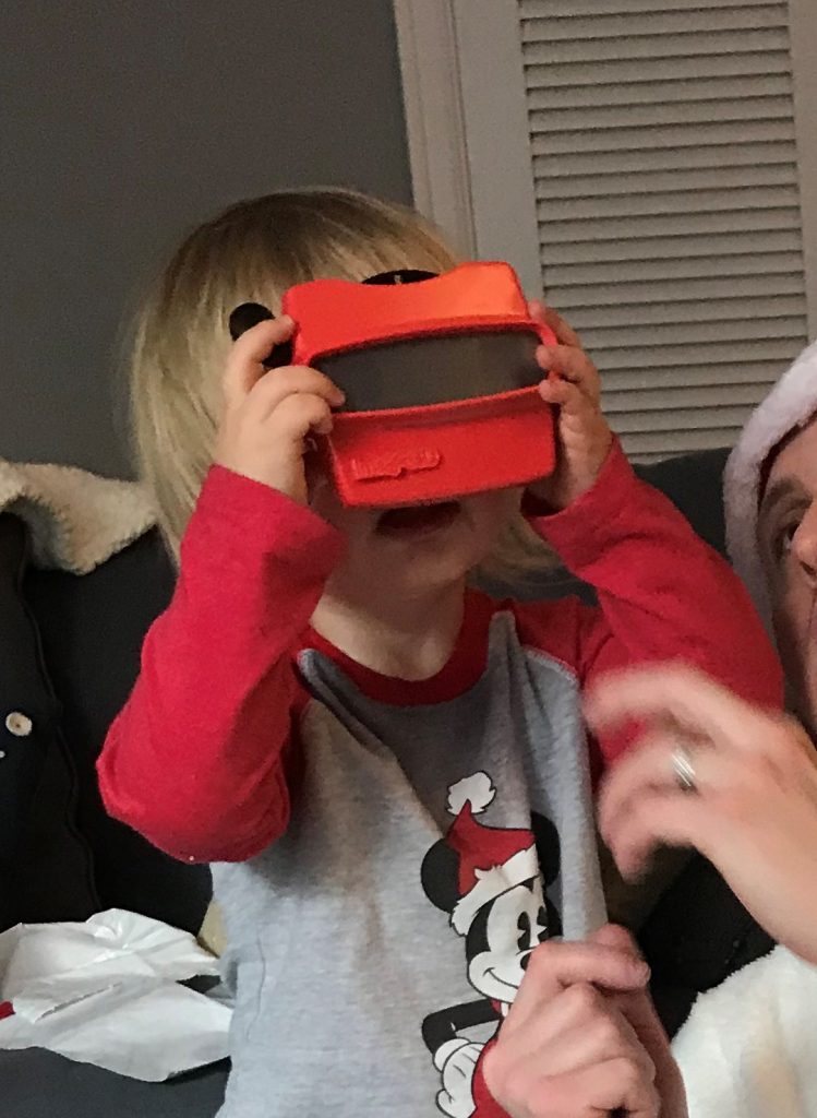 Christmas morning RetroViewer gift
