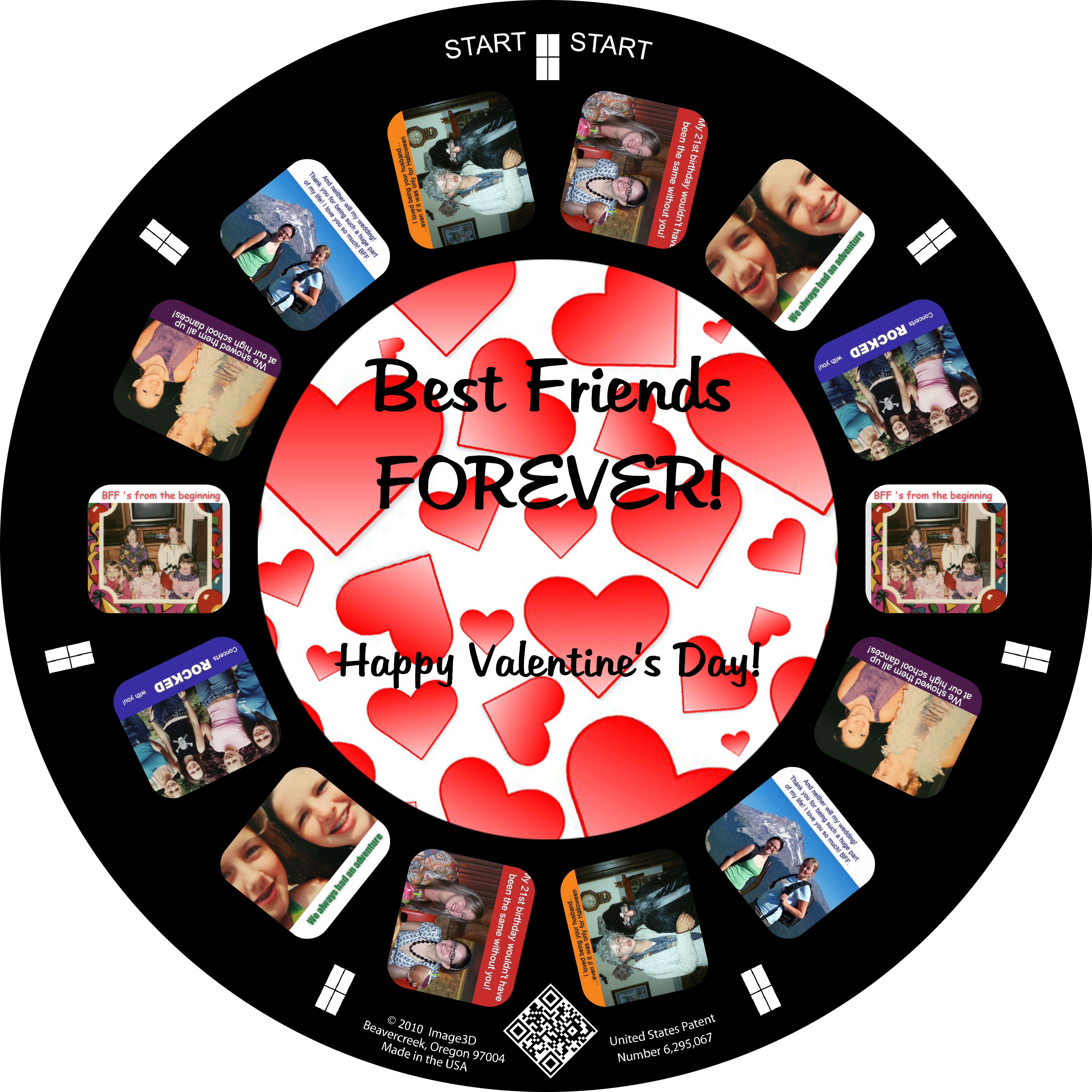 A Valentines Day RetroViewer reel for your BFF