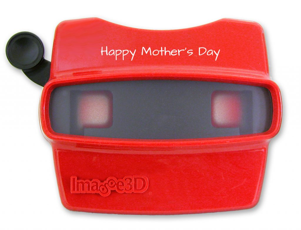 A customized Mother's Day RetroViewer