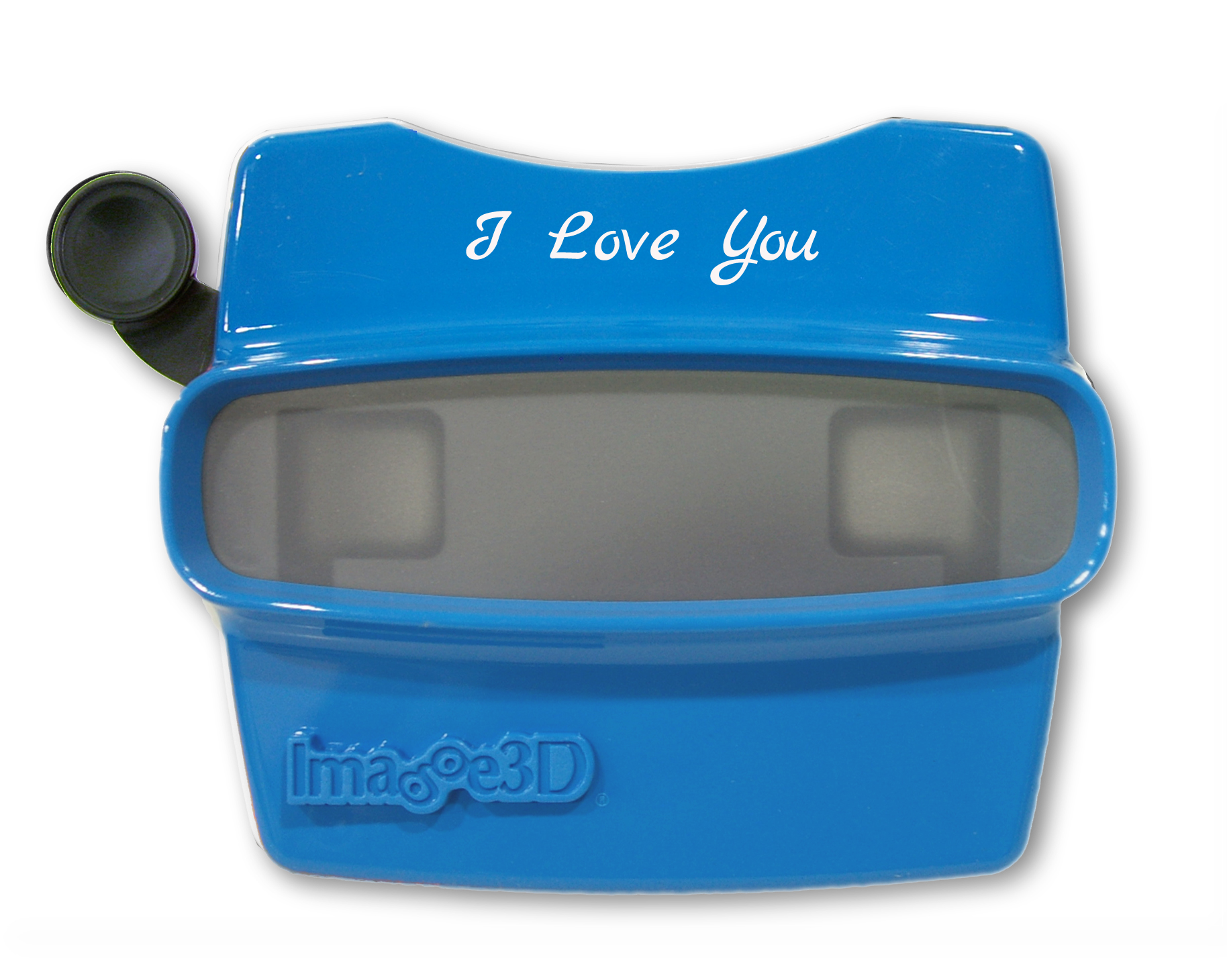 Blue RetroViewer with I Love You customization