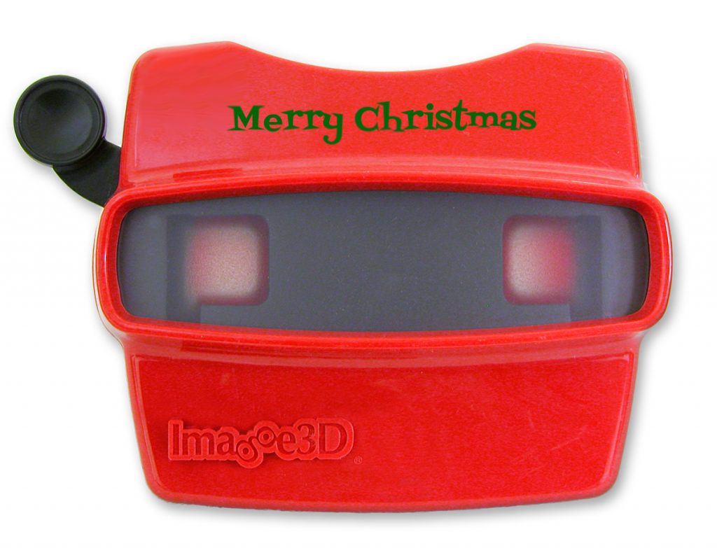 Merry Christmas RetroViewer in Red